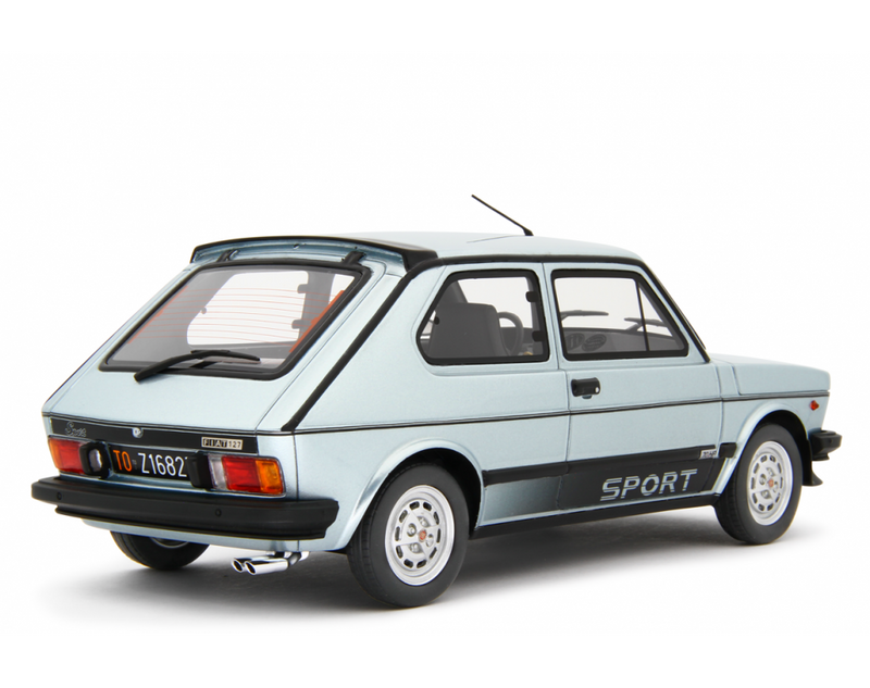 Fiat 127 Sport 70 HP 1981 Azzurro Ghiaccio Metallizzato 1:18 - 80035