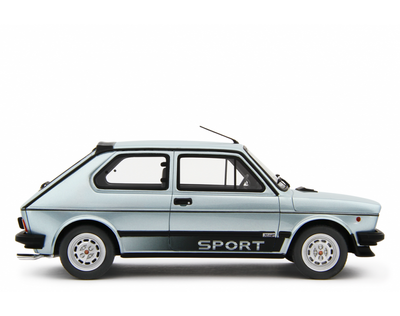 Fiat 127 Sport 70 HP 1981 Azzurro Ghiaccio Metallizzato 1:18 - 80036