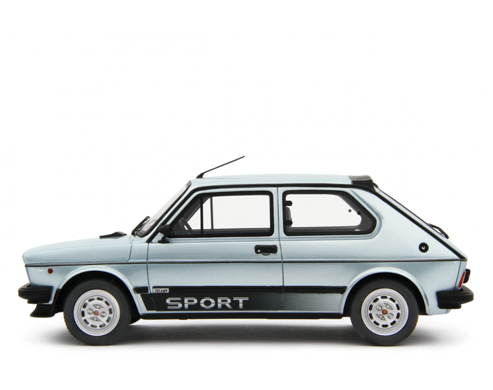 Fiat 127 Sport 70 HP 1981 Azzurro Ghiaccio Metallizzato 1:18 - 80037