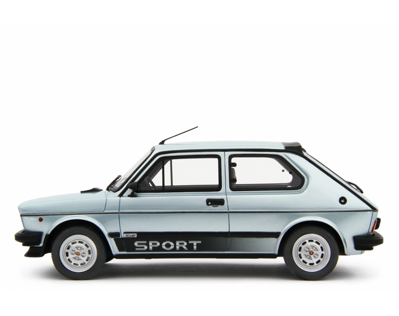 Fiat 127 Sport 70 HP 1981 Azzurro Ghiaccio Metallizzato 1:18 - 80037