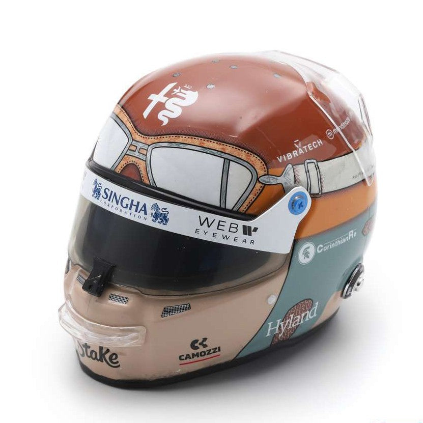 Valtteri Bottas Casco Bell Helmet F1 2023 10th Italian GP Monza 2023 Alfa Romeo Racing Team 1:5 - 80117