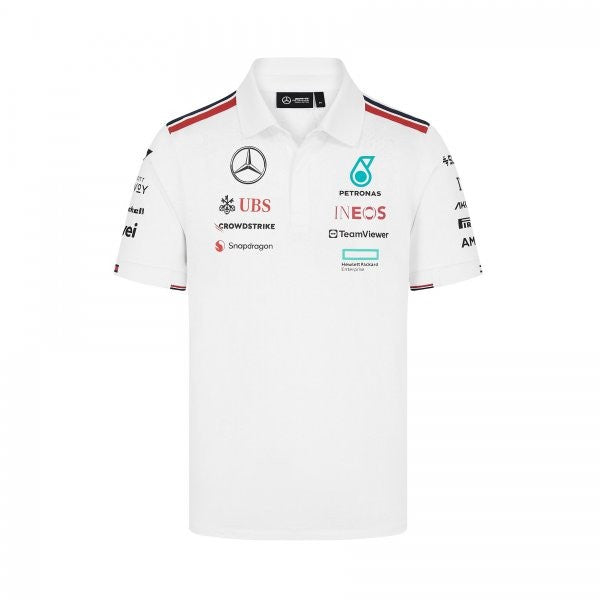Mercedes-AMG Petronas F1 2024 Team Polo White - 80284