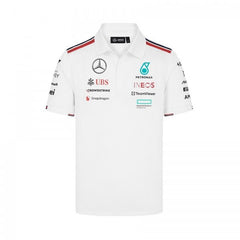 Mercedes-AMG Petronas F1 2024 Team Polo White - 80284