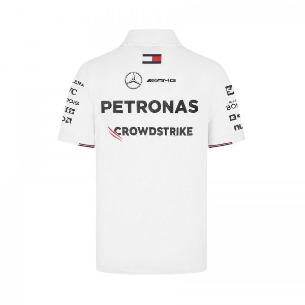 Mercedes-AMG Petronas F1 2024 Team Polo White - 80285