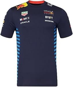 Red Bull Racing F1 2024 Team T-Shirt Navy Uomo - 80296