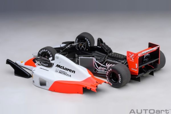 Mclaren Honda MP4/6 F1 2.nd Japanese GP 1991 Mclaren Logo Ayrton Senna 1:18 - 80356