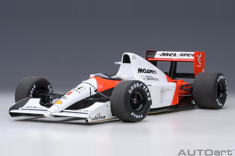 Mclaren Honda MP4/6 F1 2.nd Japanese GP 1991 Mclaren Logo Ayrton Senna 1:18 - 80357