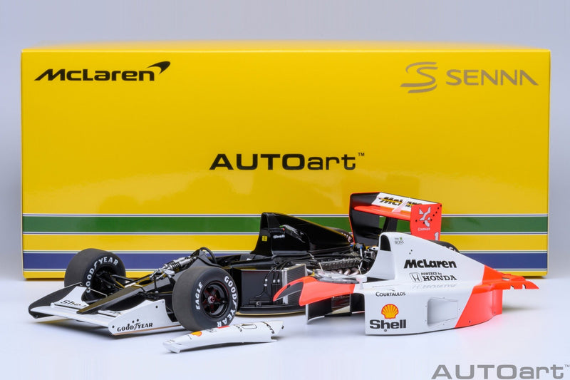 Mclaren Honda MP4/6 F1 2.nd Japanese GP 1991 Mclaren Logo Ayrton Senna 1:18 - 80361