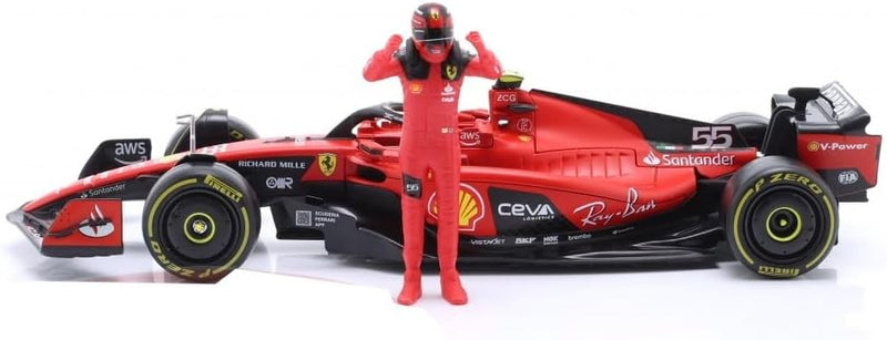 Ferrari SF-23 F1 2023 with driver Carlos Sainz 1:24 - 80367