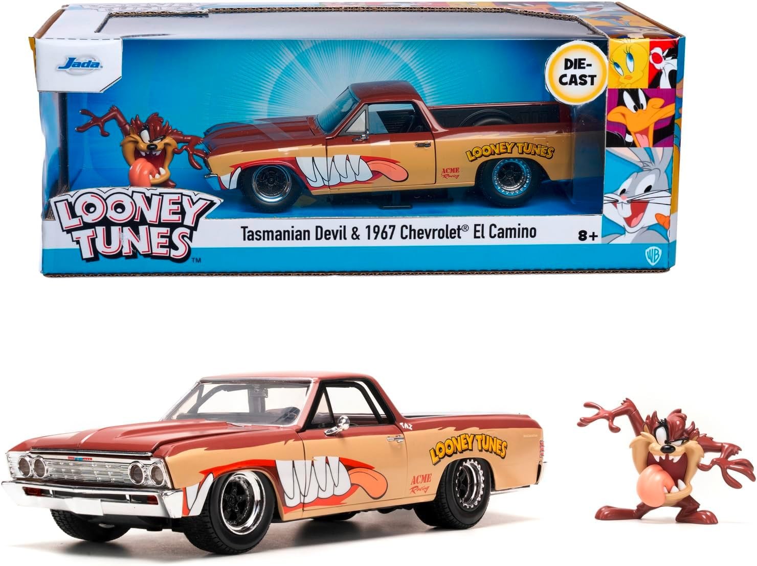 Chevrolet El Camino 1967 Tasmania Figure Looney Toons 1:24 - 80372