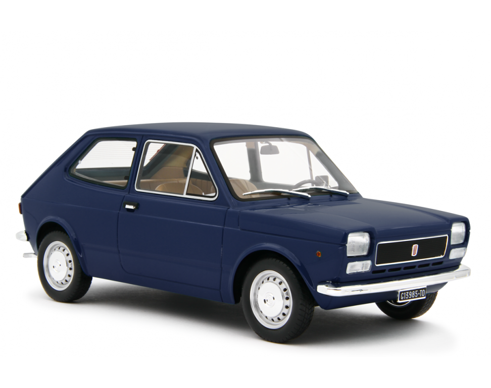 Fiat 127 1° Serie 1972 3 porte Blu Scuro 1:18 - 80506