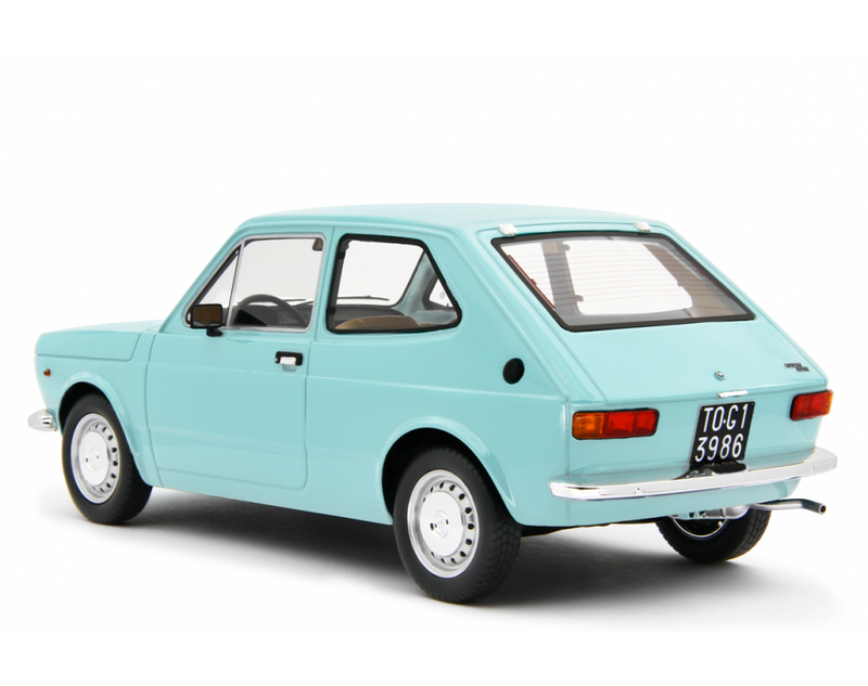 Fiat 127 1° Serie 1972 3 porte Blu Chiaro 1:18 - 80524