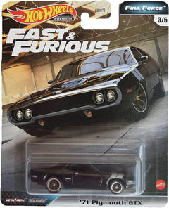 Plymouth GTX 1971 "Fast & Furious" Black 1:64 - 80555