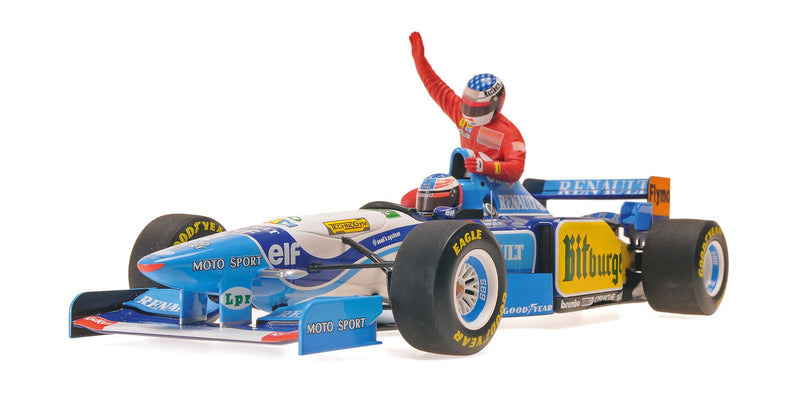 Benetton Ford B195 F1 1995 Michael Schumacher with Jean Alesi Winner Canadian GP 1:18 - 80658