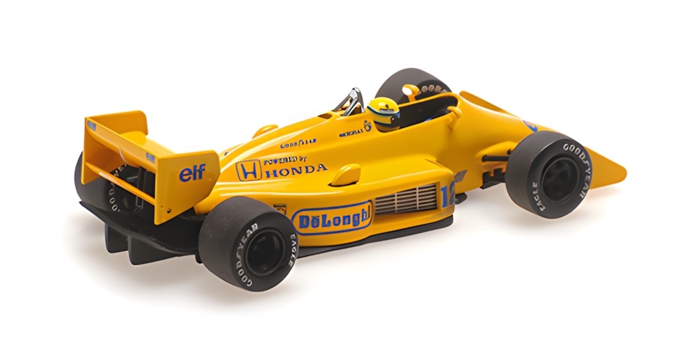 Lotus Honda 99T Winner Monaco Gp 1987 Dirty Version Ayrton Senna 1:43 - 80671