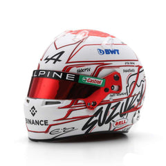 Esteban Ocon Casco Bell Helmet BWT Alpine Japanese GP 1:5 - 80724