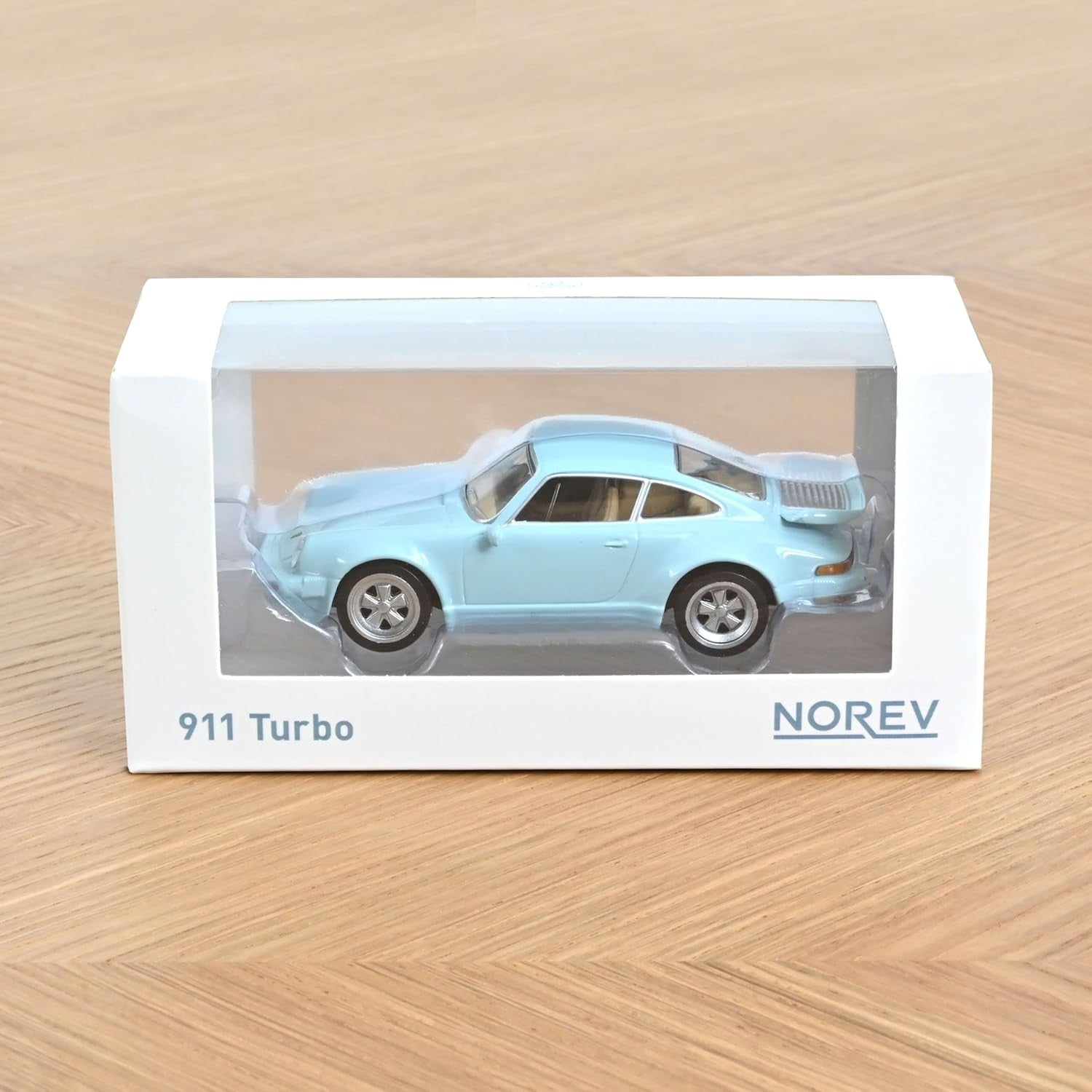 Porsche 911 930 3.0 Turbo Coupe 1987 Light Blue 1:43 - 80959