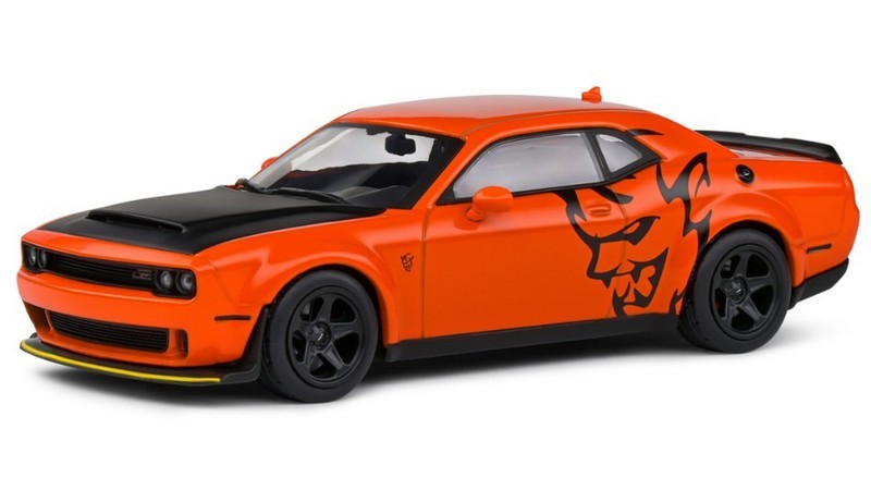 Dodge Challenger SRT Demon V8 6.2L 2018 Orange Black 1:43 - 80980