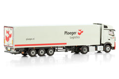 Mercedes-Benz Actros MP5 Big Space 4x2 "Ploeger Logistics" Box Trailer 3 assi (NL) 1:50 - 81023