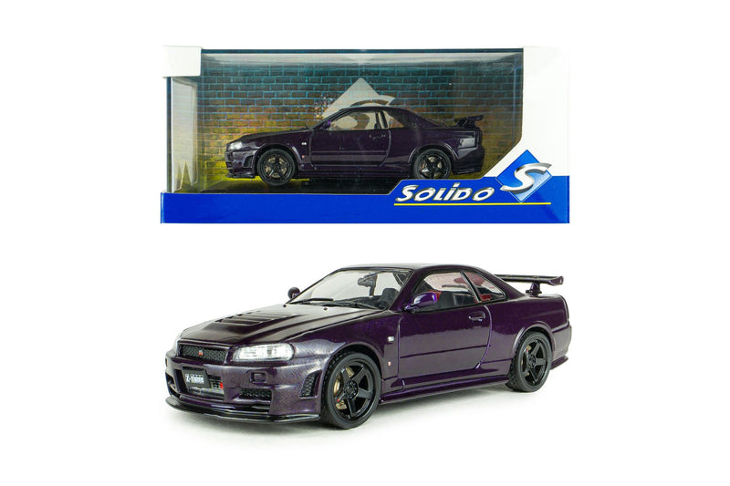 Nissan Skyline GT-R (BNR34) Nismo Parts 2025 purple 1:43-12