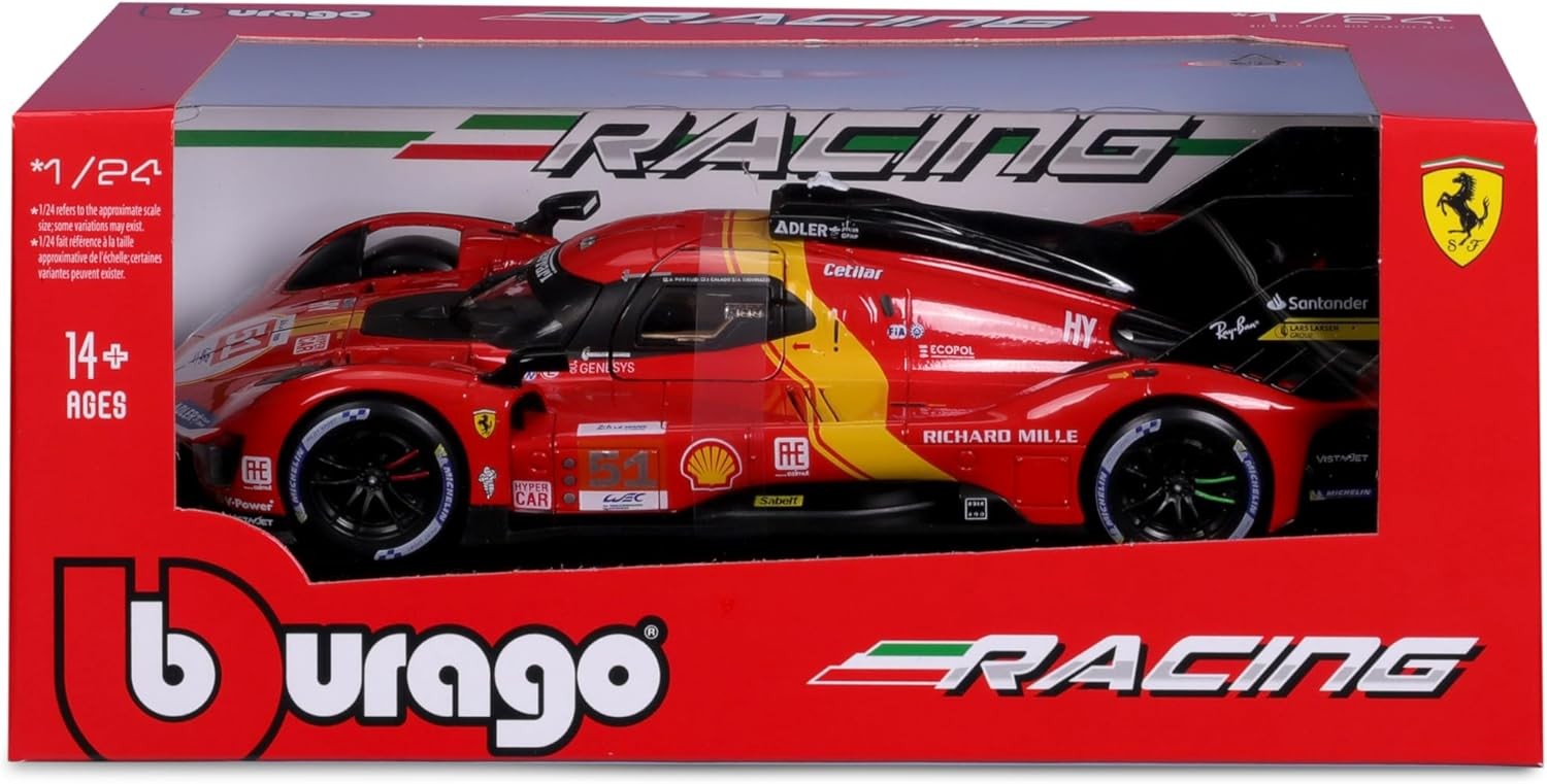 Ferrari 499P 3.0L Turbo V6 Team Ferrari AF Corse 51 24h Le Mans 2023 Pierguidi- Calado - Giovinazzi 1:24 - 81060