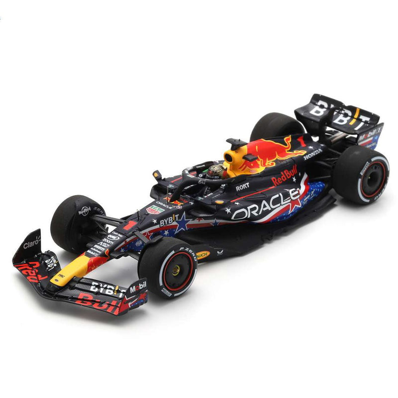 Red Bull Racing RB19 F1 2023 Oracle Red Bull Racing RB19 Winner USA GP 2023 Max Verstappen 1:43 - 81147