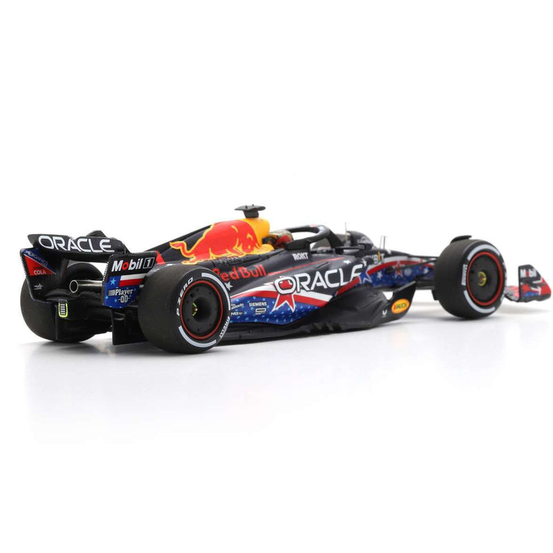 Red Bull Racing RB19 F1 2023 Oracle Red Bull Racing RB19 Winner USA GP 2023 Max Verstappen 1:43 - 81149