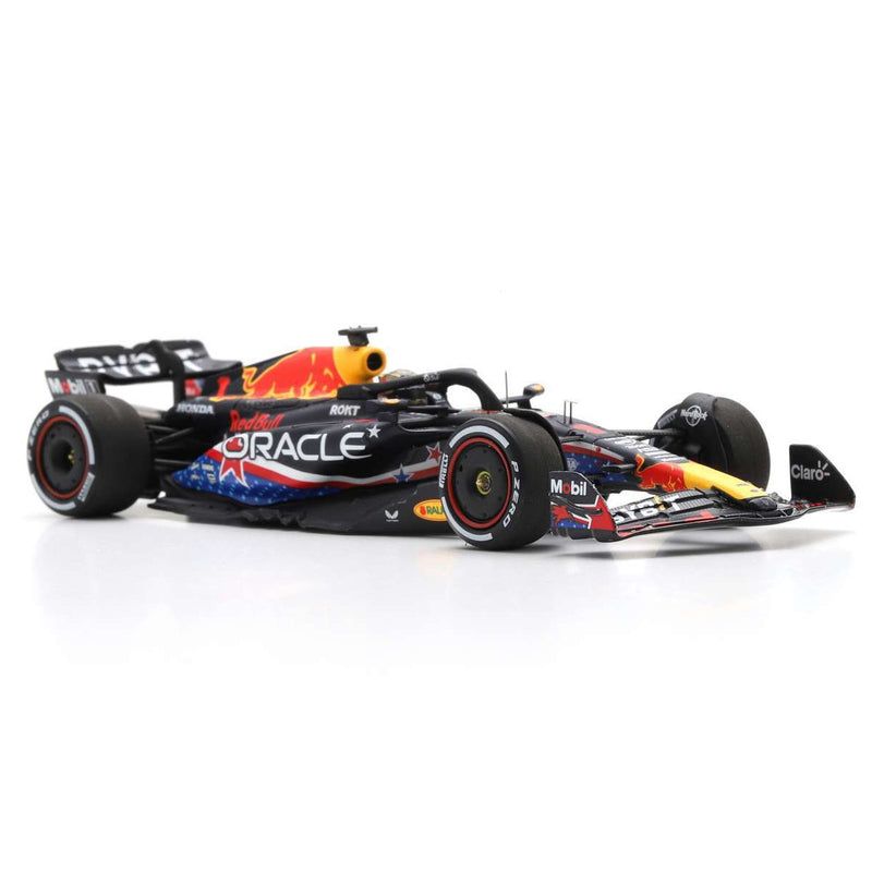 Red Bull Racing RB19 F1 2023 Oracle Red Bull Racing RB19 Winner USA GP 2023 Max Verstappen 1:43 - 81150