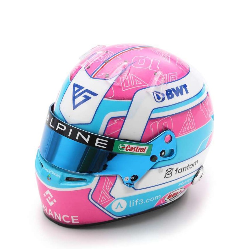 Pierre Gasly Casco Bell Helmet F1 2023 BWT Alpine F1 Team Miami GP 1:5 - 81157