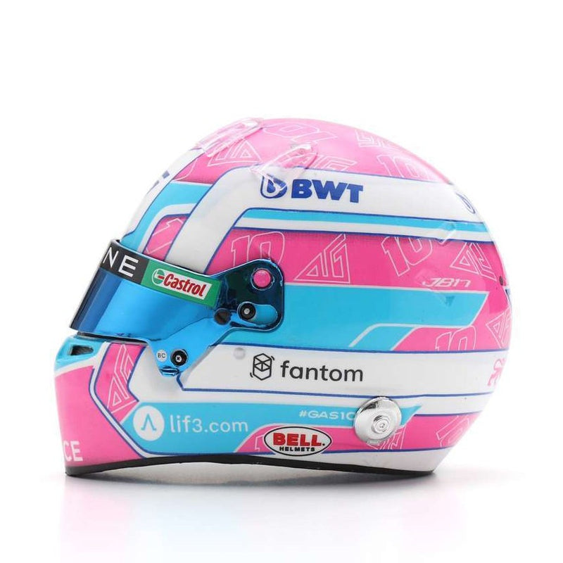Pierre Gasly Casco Bell Helmet F1 2023 BWT Alpine F1 Team Miami GP 1:5 - 81158