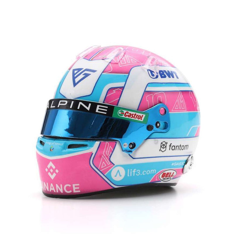 Pierre Gasly Casco Bell Helmet F1 2023 BWT Alpine F1 Team Miami GP 1:5 - 81161