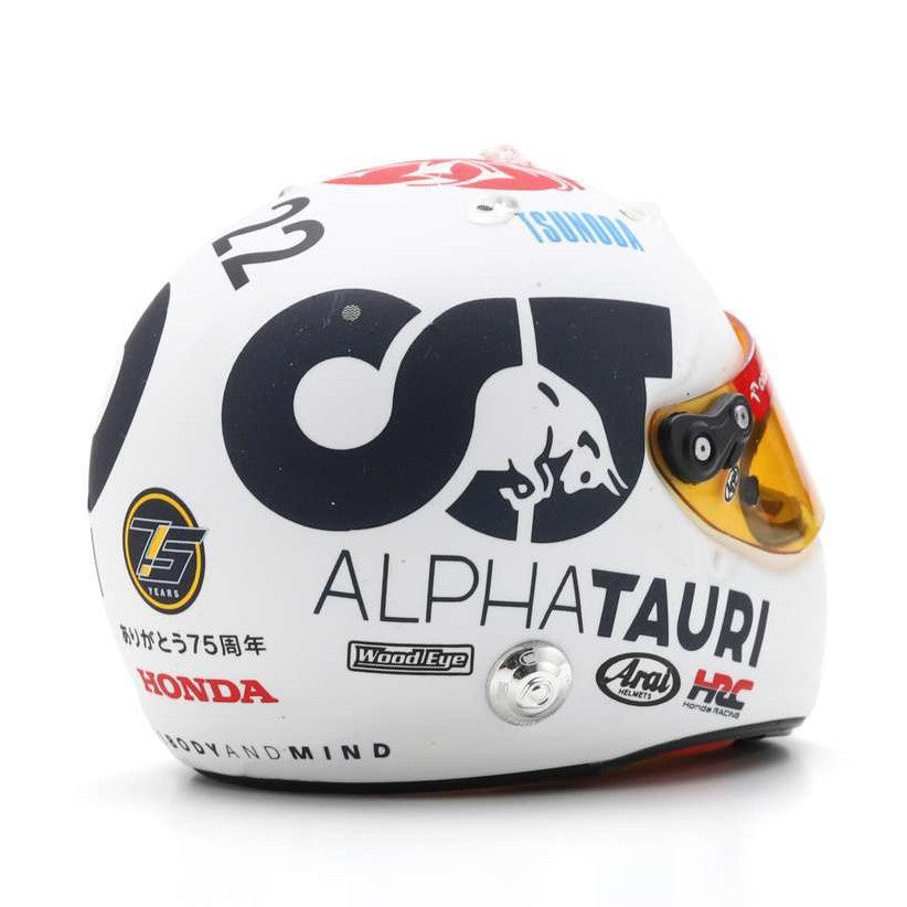 Yuki Tsunoda Casco Arai Helmet F1 2023 Japanese GP Alpha Tauri Team 1:5 - 81177