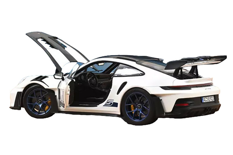 Porsche 911 (992) GT3 2022 Coupè Weissach Package White 1:18 - 81236