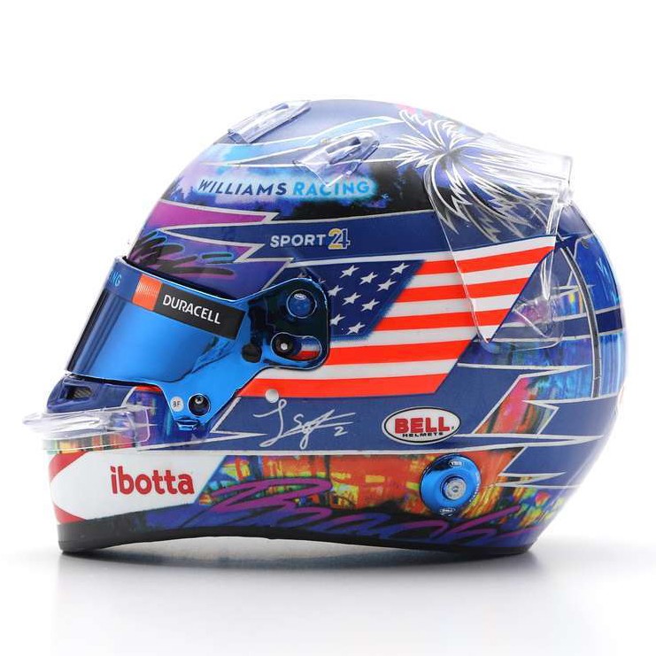Logan Sargeant Casco Bell F1 2023 Miami Gp Williams Racing 1:5 - 81406