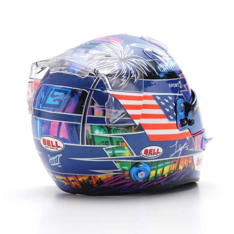 Logan Sargeant Casco Bell F1 2023 Miami Gp Williams Racing 1:5 - 81408
