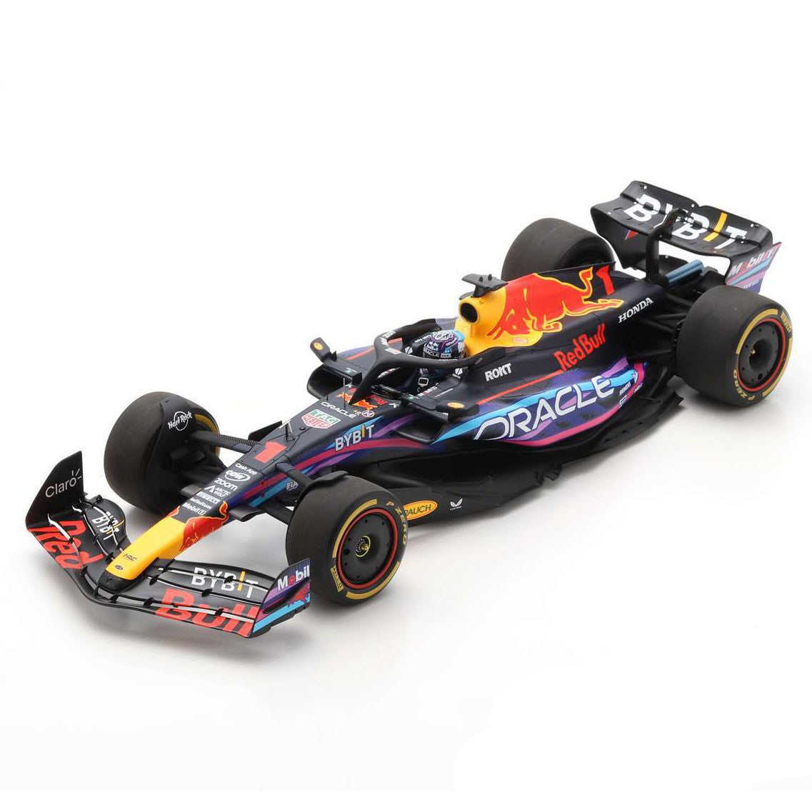 Red Bull Racing RB19 F1 2023 Oracle Red Bull Racing RB19 Winner Miami GP 2023 Max Verstappen 1:18 - 81440