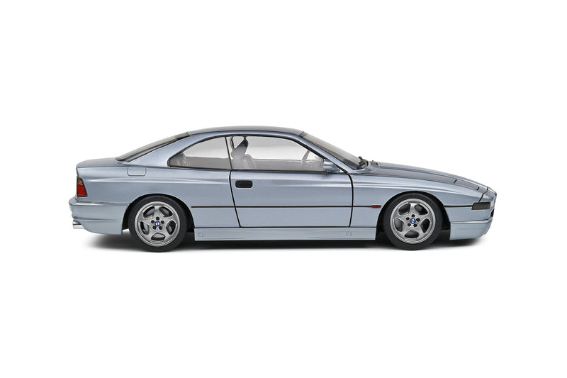 BMW 850 (E31) CSI 1992 Arctic Silver Metallic 1:18 - 81489