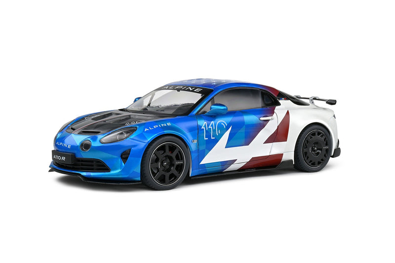 Alpine A110 Radical 2023 US Livery red-white-blue-black 1:18 - 81502