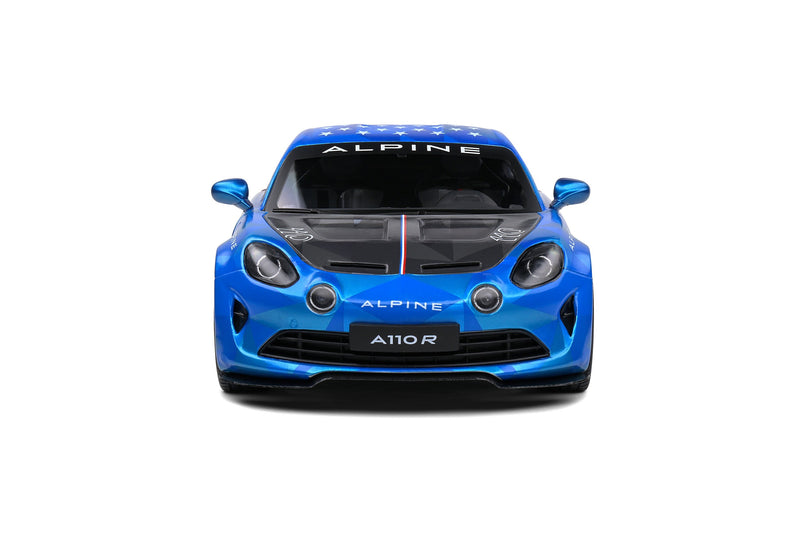 Alpine A110 Radical 2023 US Livery red-white-blue-black 1:18 - 81506