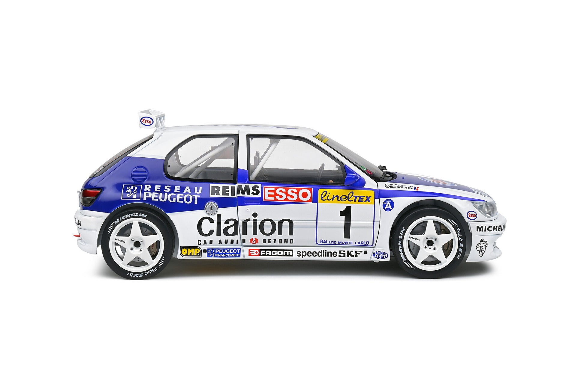 Peugeot 306 Maxi 2nd Rallye Monte Carlo 1996 François Delecour - Hervé Sauvage 1:18 - 81533