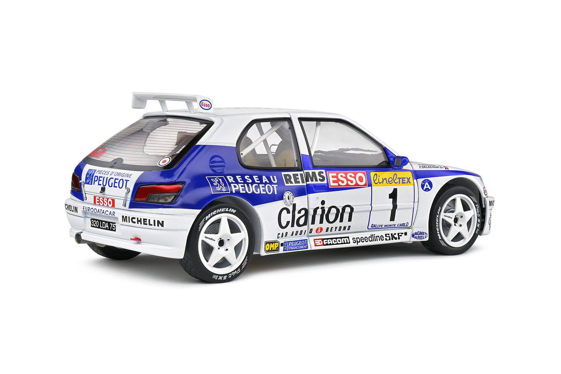 Peugeot 306 Maxi 2nd Rallye Monte Carlo 1996 François Delecour - Hervé Sauvage 1:18 - 81534
