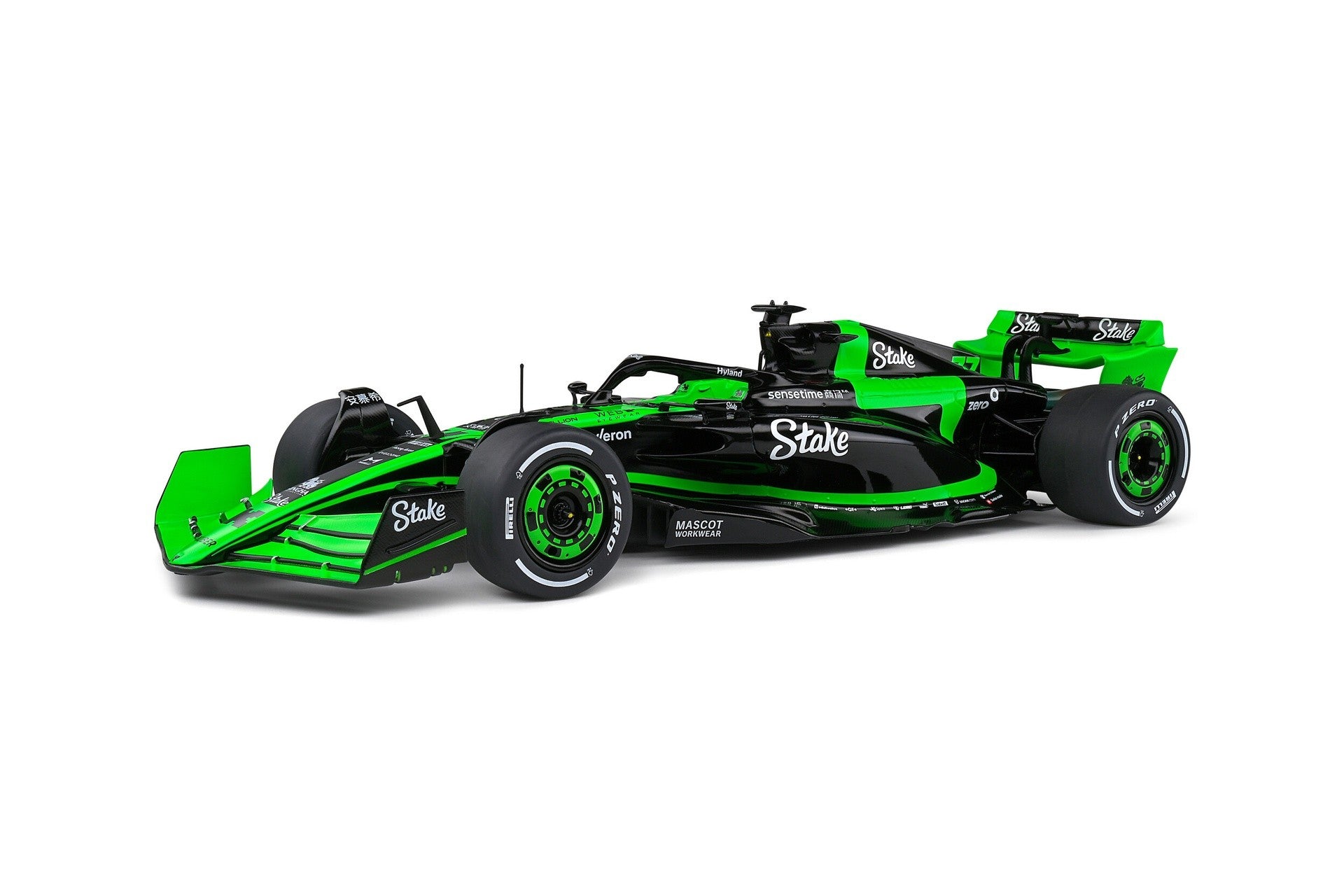 Sauber C44 Showcar Version 2024 KICK Black - Green 1:18 - 81537