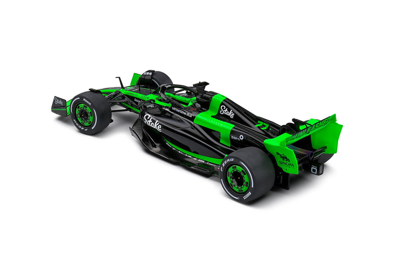 Sauber C44 Showcar Version 2024 KICK Black - Green 1:18 - 81539