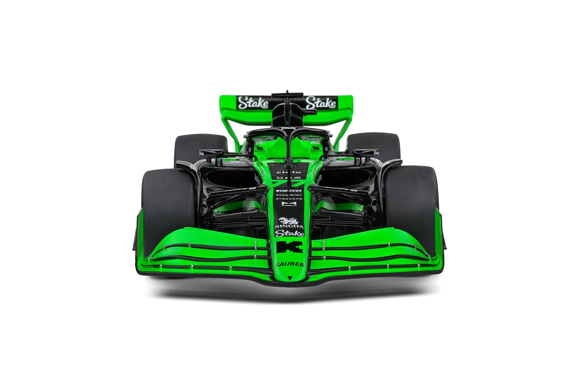 Sauber C44 Showcar Version 2024 KICK Black - Green 1:18 - 81540