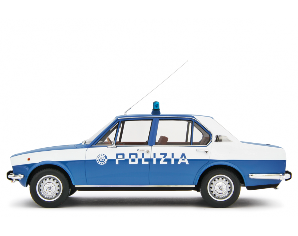 Alfa Romeo Alfetta 1.8 Polizia 1976 "113" Blu Militare 1:18 - 81611