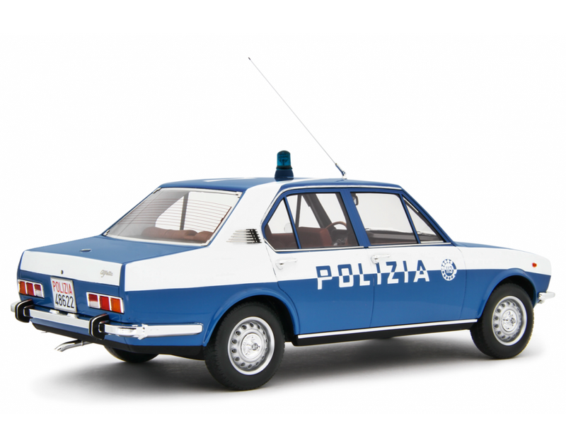 Alfa Romeo Alfetta 1.8 Polizia 1976 "113" Blu Militare 1:18 - 81612