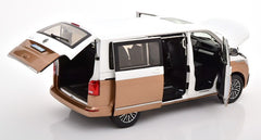 Volkswagen T6.1 Multivan Highline Candy White - Copper Bronze 1:18 - 81616