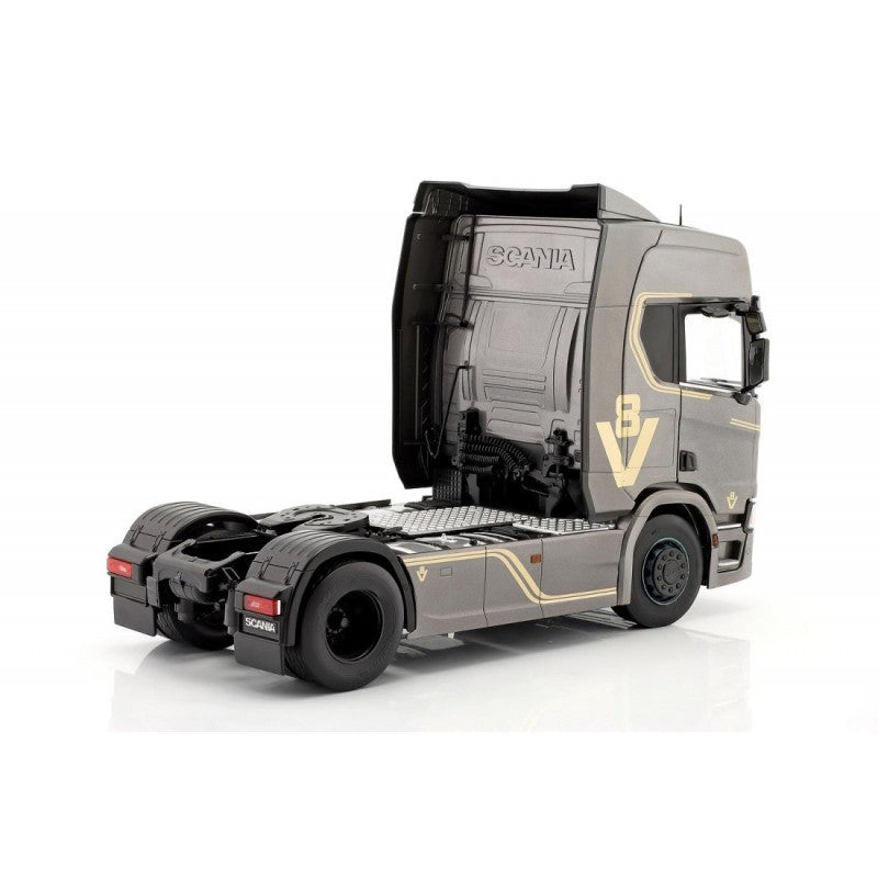 Scania R500 Topline V8 2019 Grigio Metallizzato 1:18 - 81642