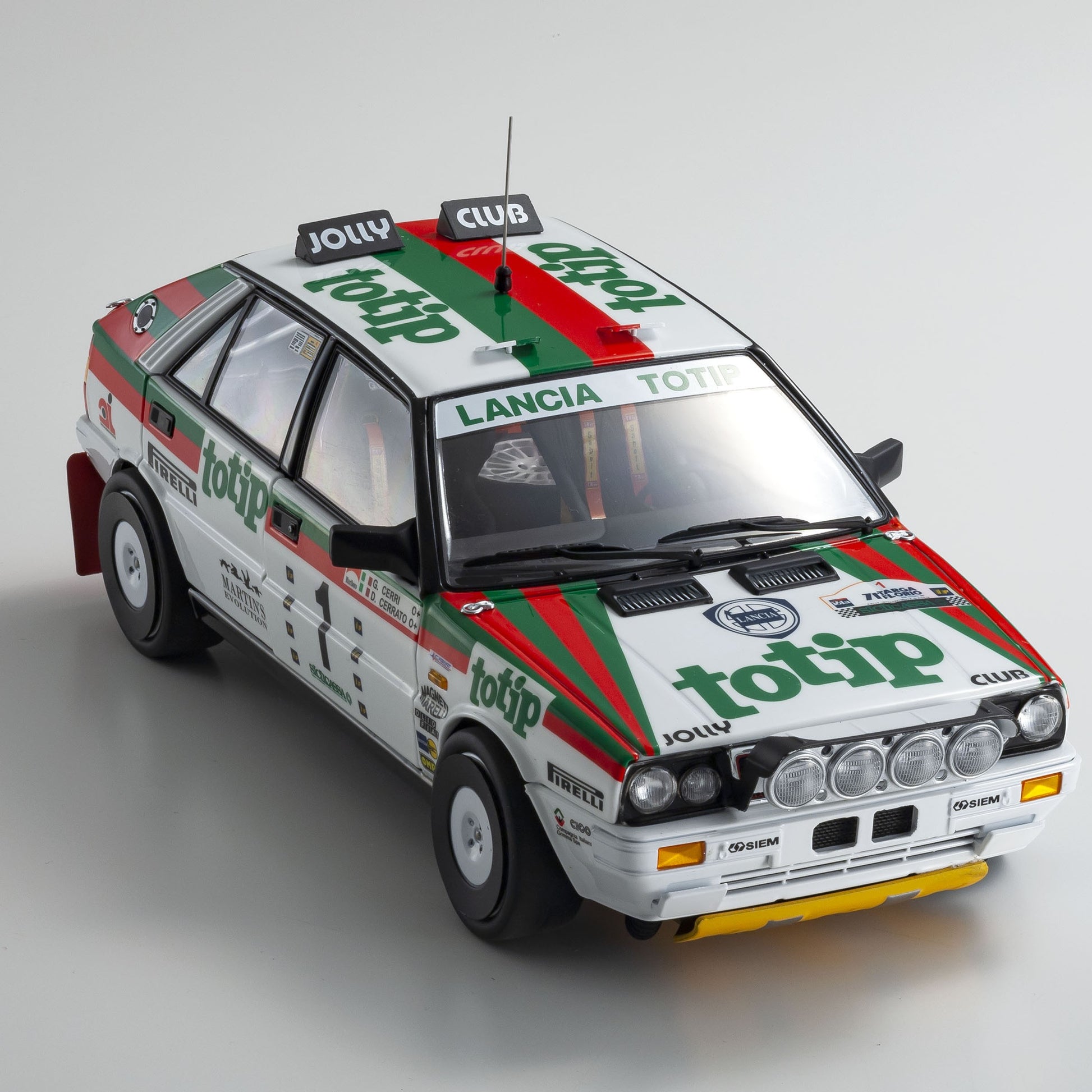 Lancia Delta HF 4WD Winner Targa Florio Rally 1987 Jolly Club Totip Giuseppe Cerri - Dario Cerrato 1:18 - 81731