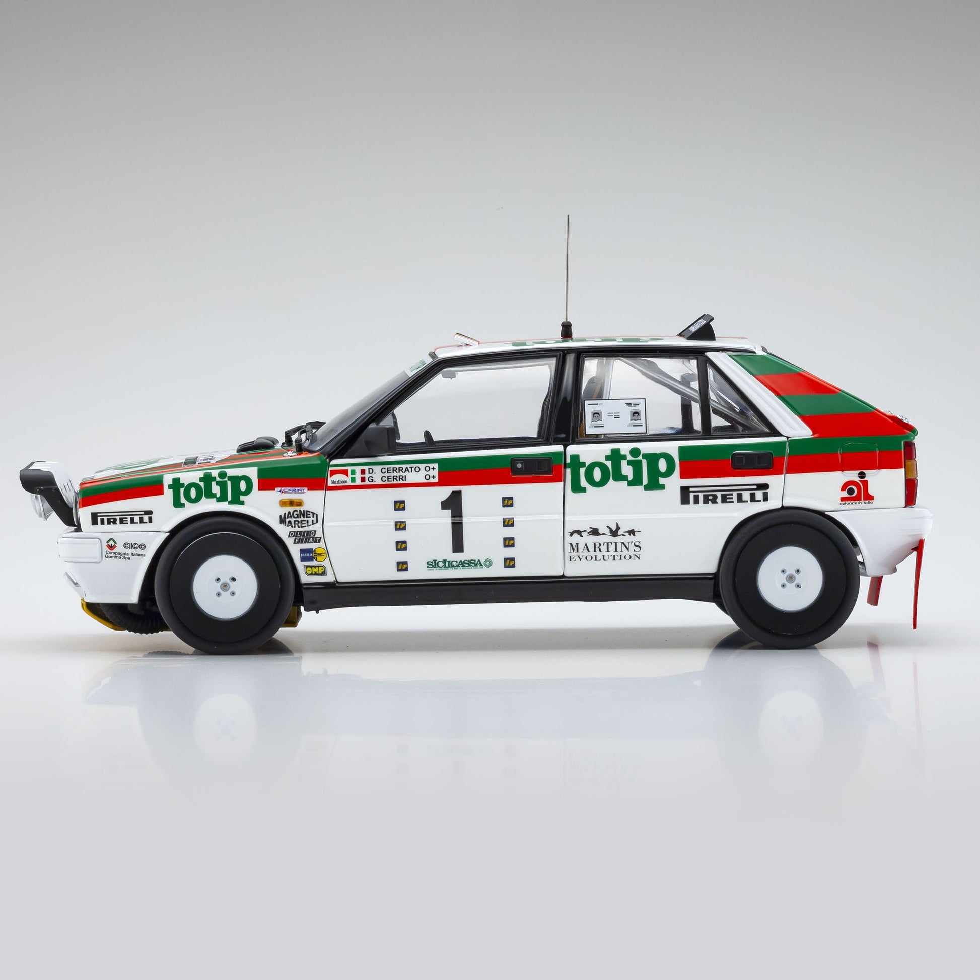 Lancia Delta HF 4WD Winner Targa Florio Rally 1987 Jolly Club Totip Giuseppe Cerri - Dario Cerrato 1:18 - 81742